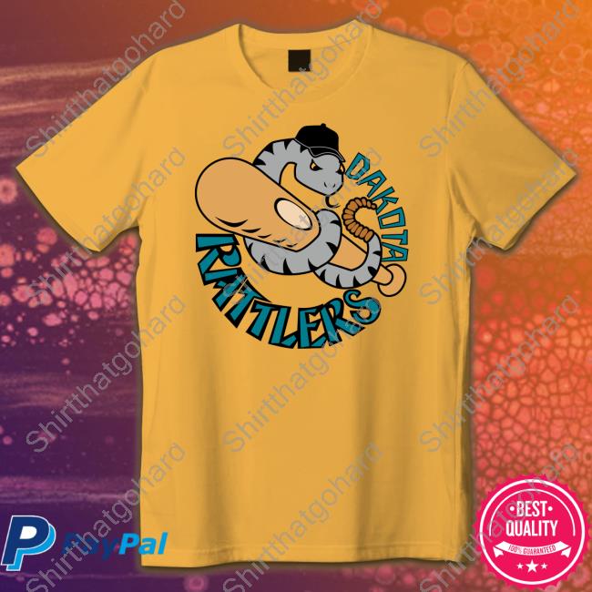 Official Bismarck Larks Merchandise Dakota Rattlers T Shirt Larksmerch