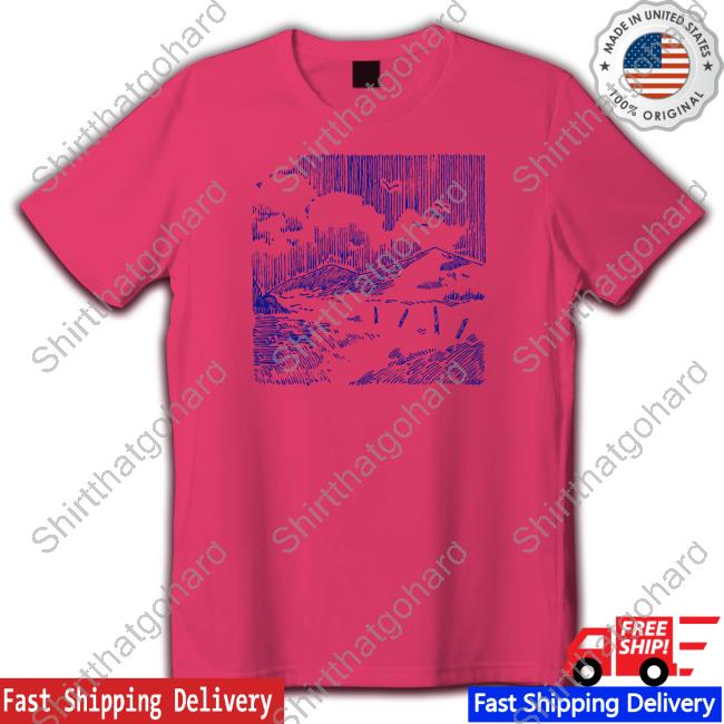 Caamp Merch Mountain Sketch 2023 Tour Long Sleeve T-Shirt
